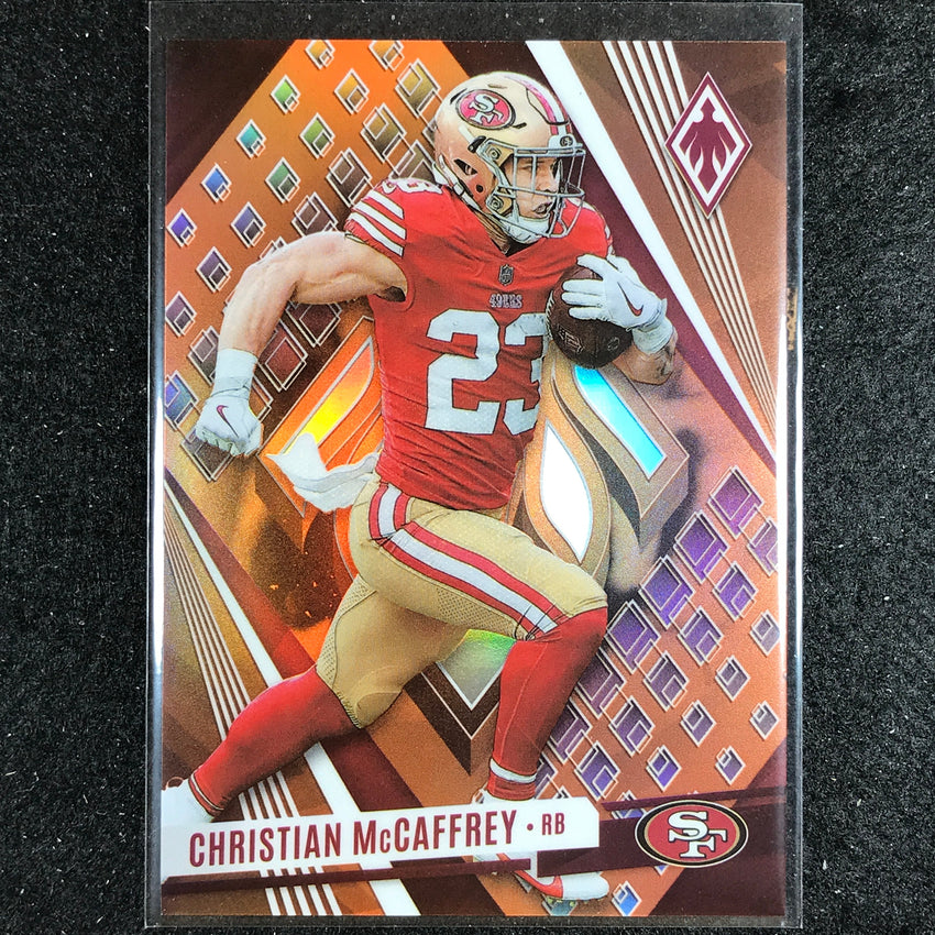2023 Phoenix Football Christian Mccaffrey Base Orange 27/75