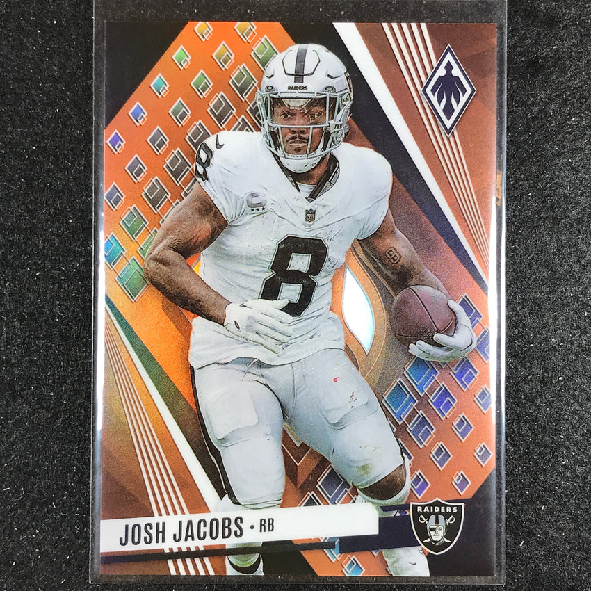 2023 Phoenix Football Josh Jacobs Base Orange 12/75