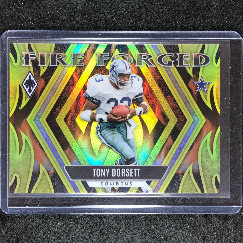 2023 Phoenix Football Tony Dorsett Fire Forged Yellow 45/75