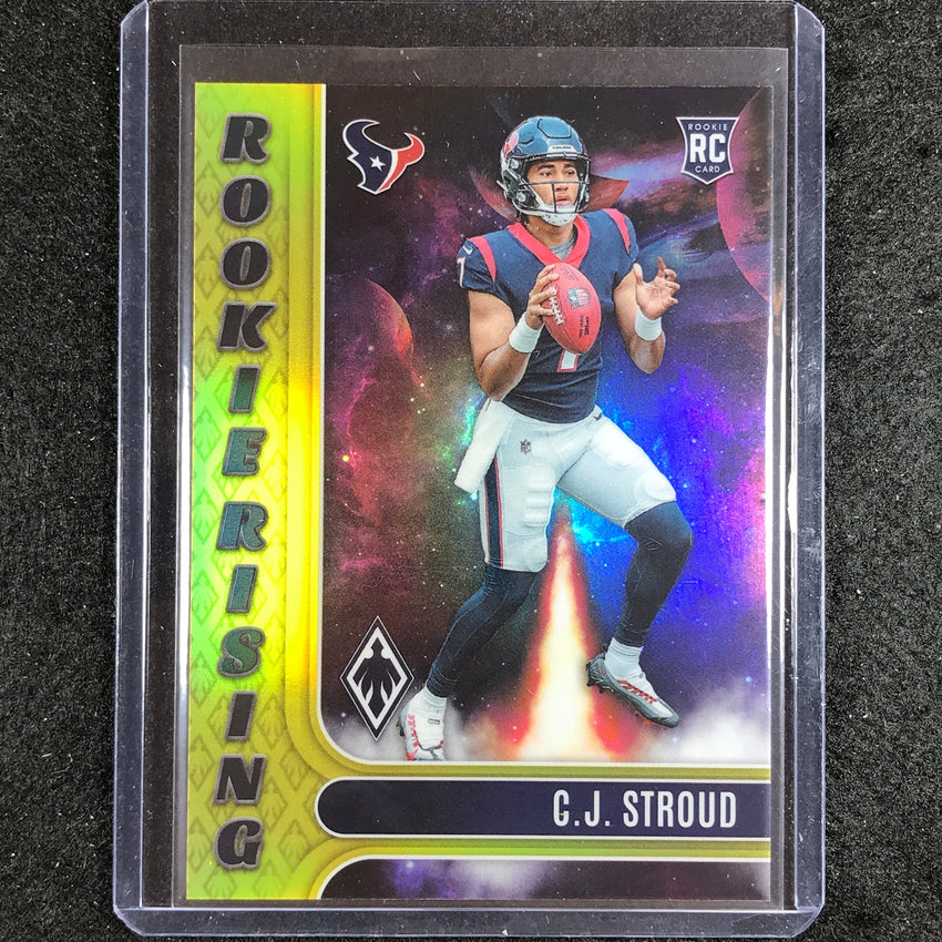 2023 Phoenix Football C.j. Stroud Rookie Rising Yellow 1/75