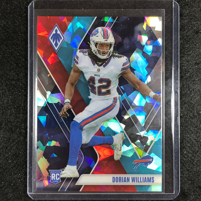 2023 Phoenix Football Dorian Williams Rookie Base Fire And Ice 11/50