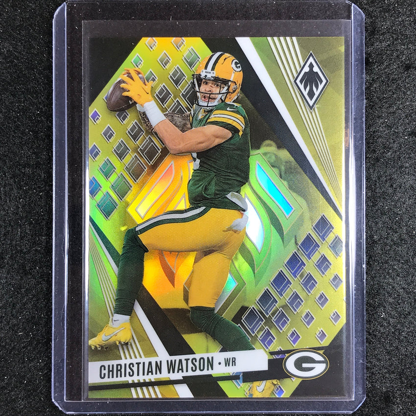 2023 Phoenix Football Christian Watson Base Yellow 6/50