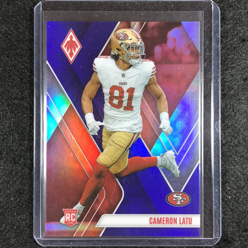 2023 Phoenix Football Cameron Latu Rookie Base Blue 1/35