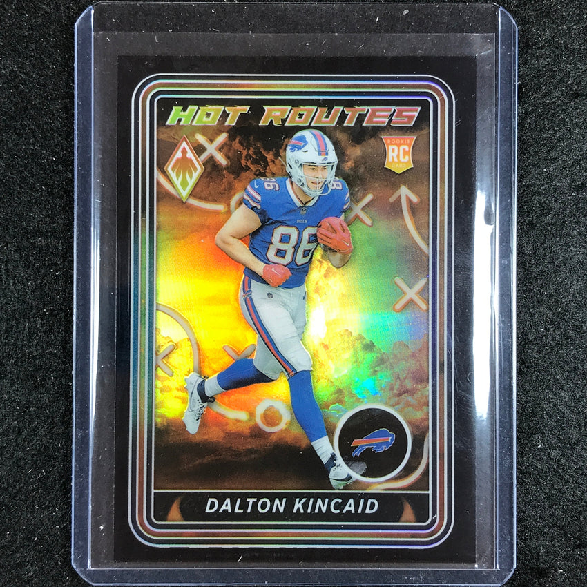 2023 Phoenix Football Dalton Kincaid Hot Routes Rookie Black 8/10