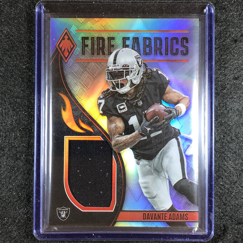 2023 Phoenix Football DAVANTE ADAMS Fire Fabrics Jersey Silver 93/150