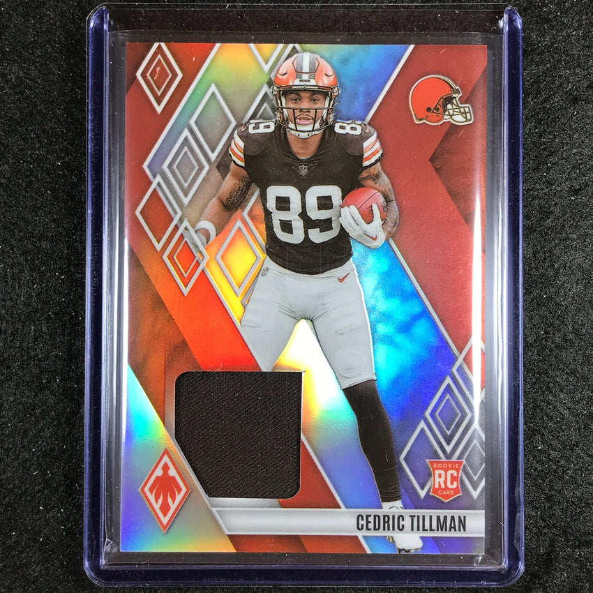 2023 Phoenix Football Cedric Tillman Rookie Memorabilia Jersey Silver 192/199