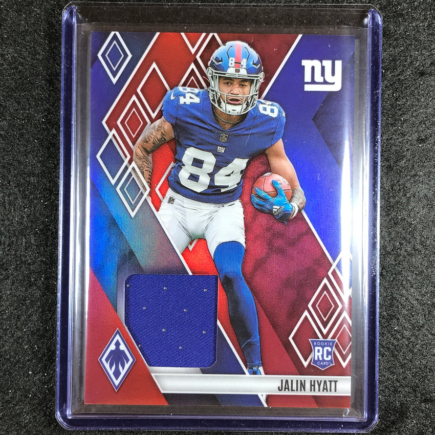 2023 Phoenix Football Jalin Hyatt Rookie Memorabilia Jersey Red 116/125