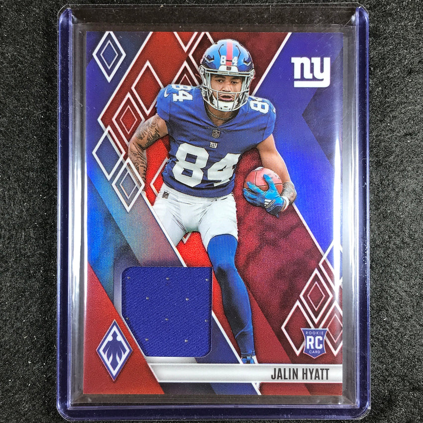 2023 Phoenix Football Jalin Hyatt Rookie Memorabilia Jersey Red 123/125