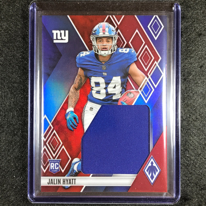 2023 Phoenix Football Jalin Hyatt Rookie Jumbo Memorabilia Jersey Red 103/125