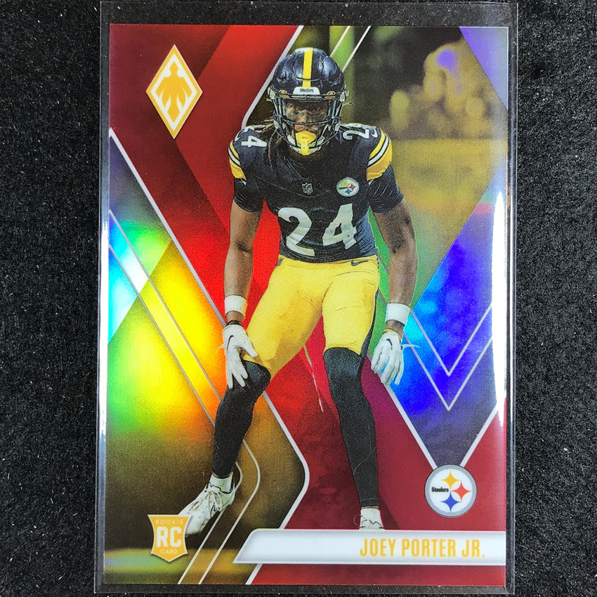2023 Phoenix Football Joey Porter Jr. Rookie Base Red 28/250