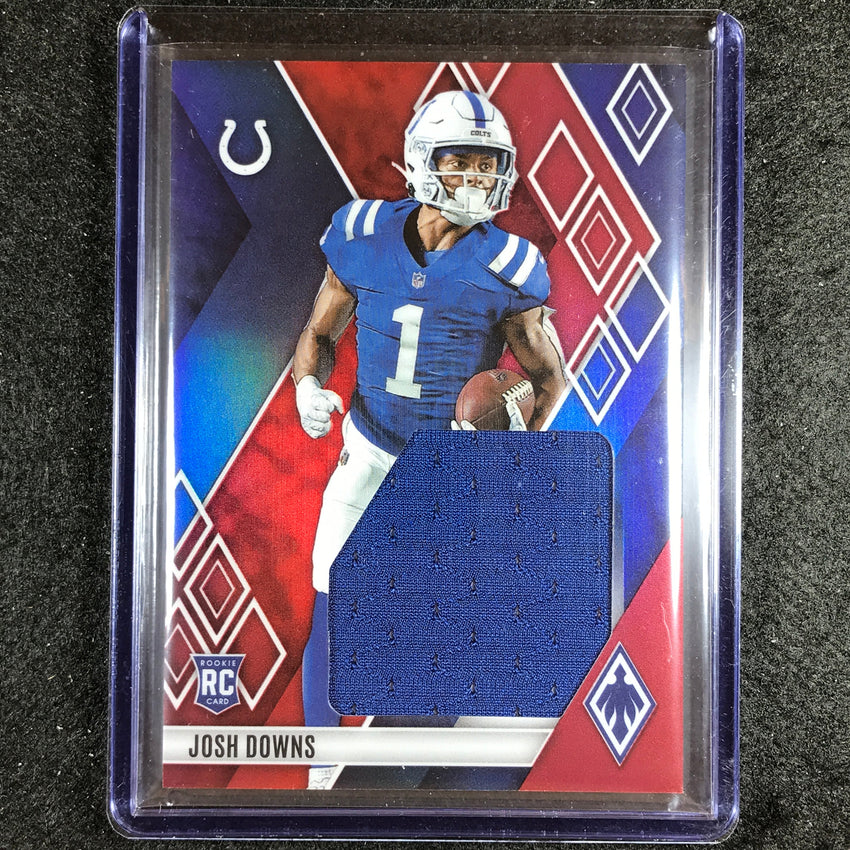 2023 Phoenix Football Josh Downs Rookie Jumbo Memorabilia Jersey Red 5/125