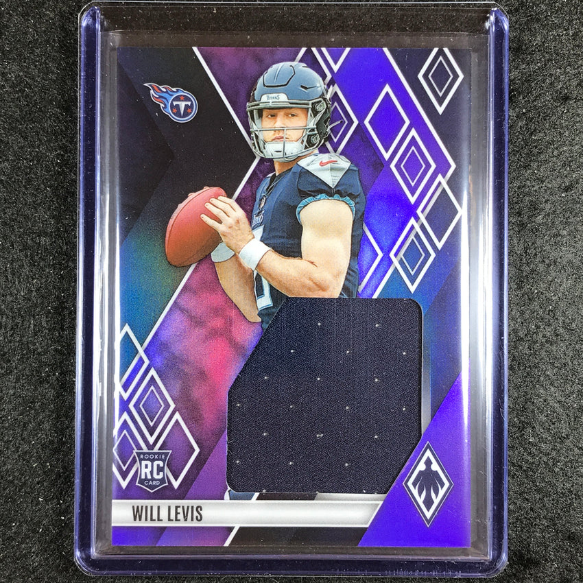 2023 Phoenix Football Will Levis Rookie Jumbo Memorabilia Jersey Purple 10/75