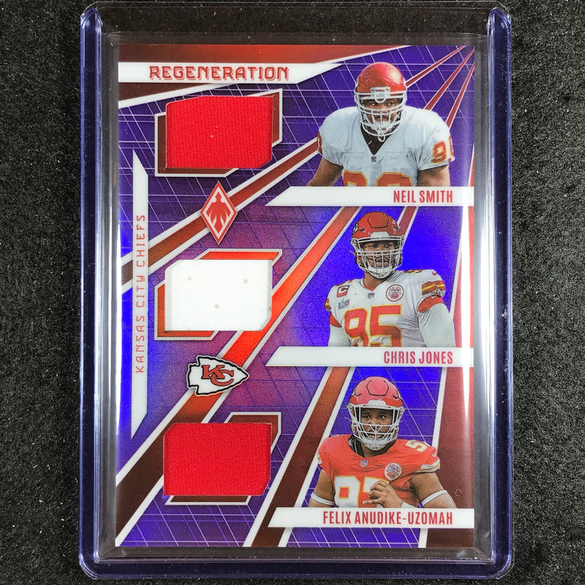 2023 Phoenix Smith Jones Anudike-uzomah Regeneration Triple Jersey Purple 10/50