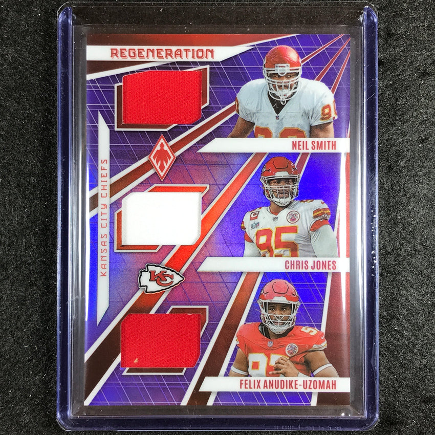 2023 Phoenix Smith Jones Anudike-uzomah Regeneration Triple Jersey Purple 39/50
