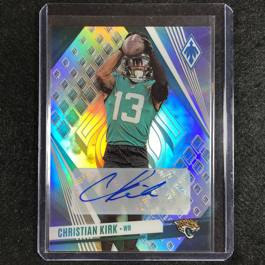 2023 Phoenix Football Christian Kirk Base Auto Silver #84