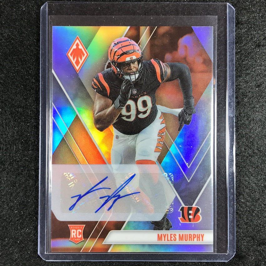 2023 Phoenix Football Myles Murphy Rookie Base Auto Silver #153