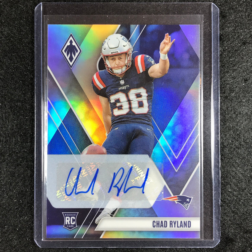 2023 Phoenix Football Chad Ryland Rookie Base Auto Silver No 198