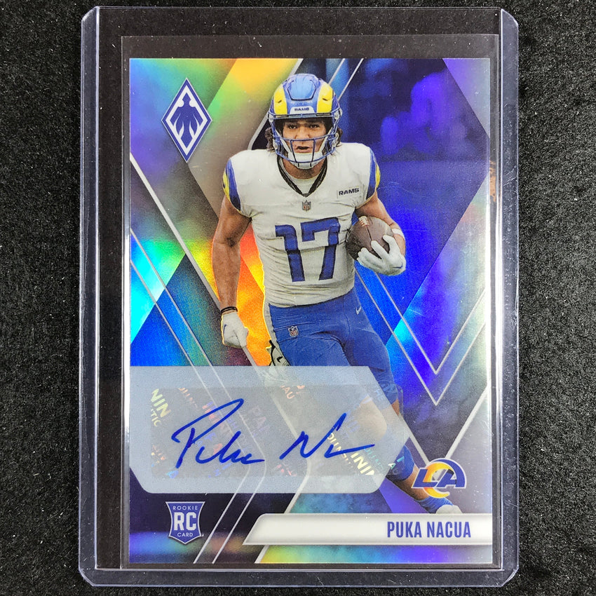 2023 Phoenix Football Puka Nacua Rookie Base Auto Silver No 200
