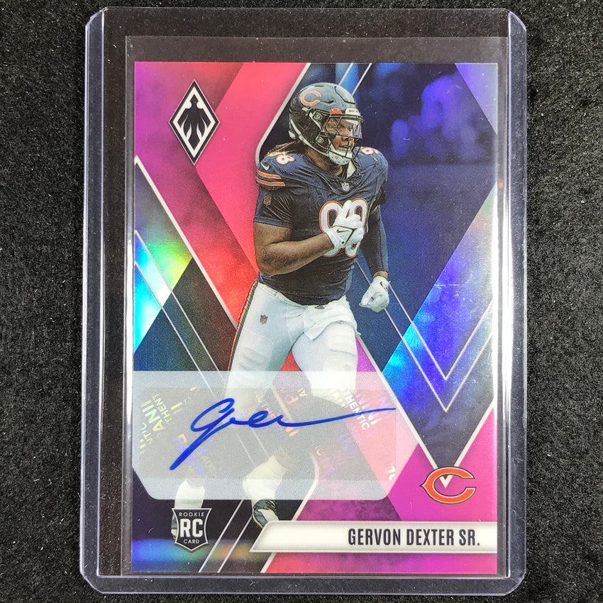 2023 Phoenix Football Gervon Dexter Sr. Rookie Base Auto Pink 99/99