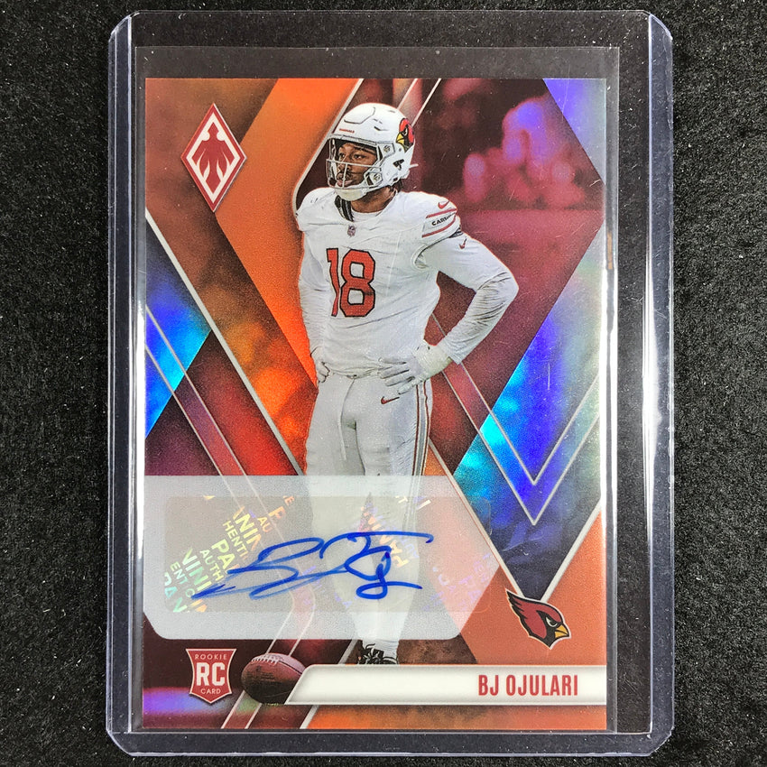 2023 Phoenix Football Bj Ojulari Rookie Base Auto Orange 50/50