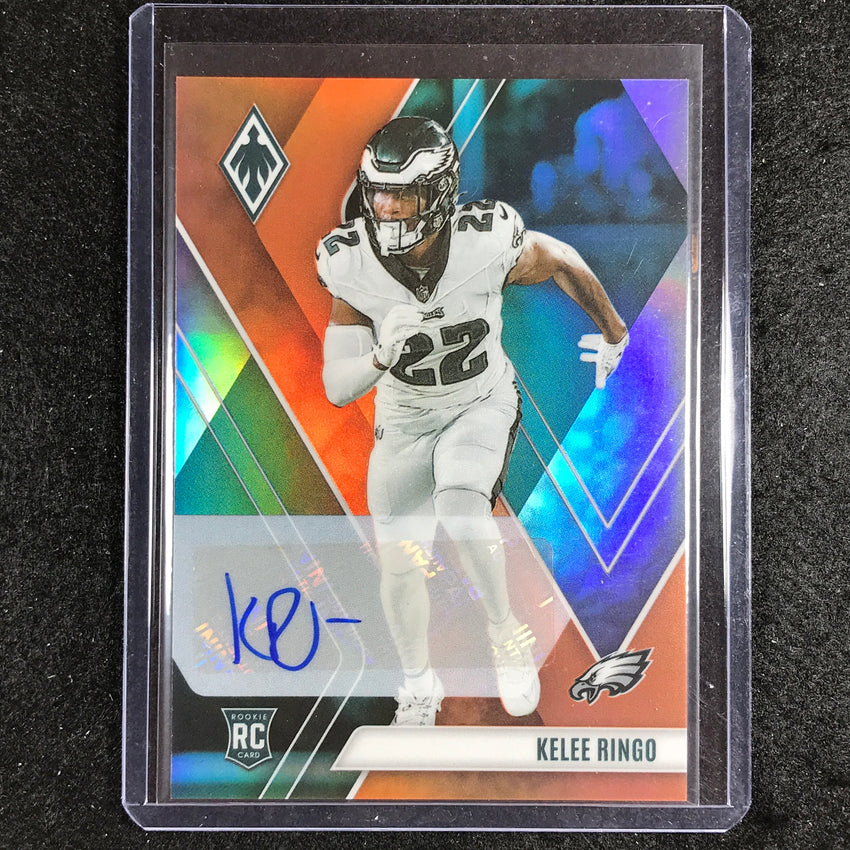 2023 Phoenix Football Kelee Ringo Rookie Base Auto Orange 30/50