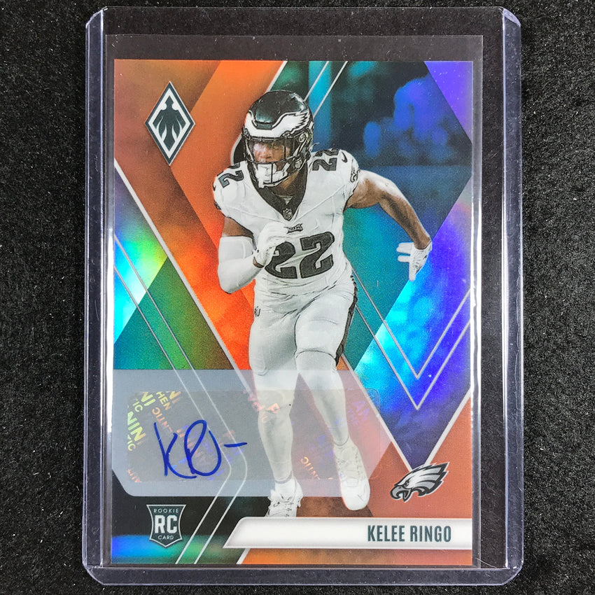 2023 Phoenix Football Kelee Ringo Rookie Base Auto Orange 39/50