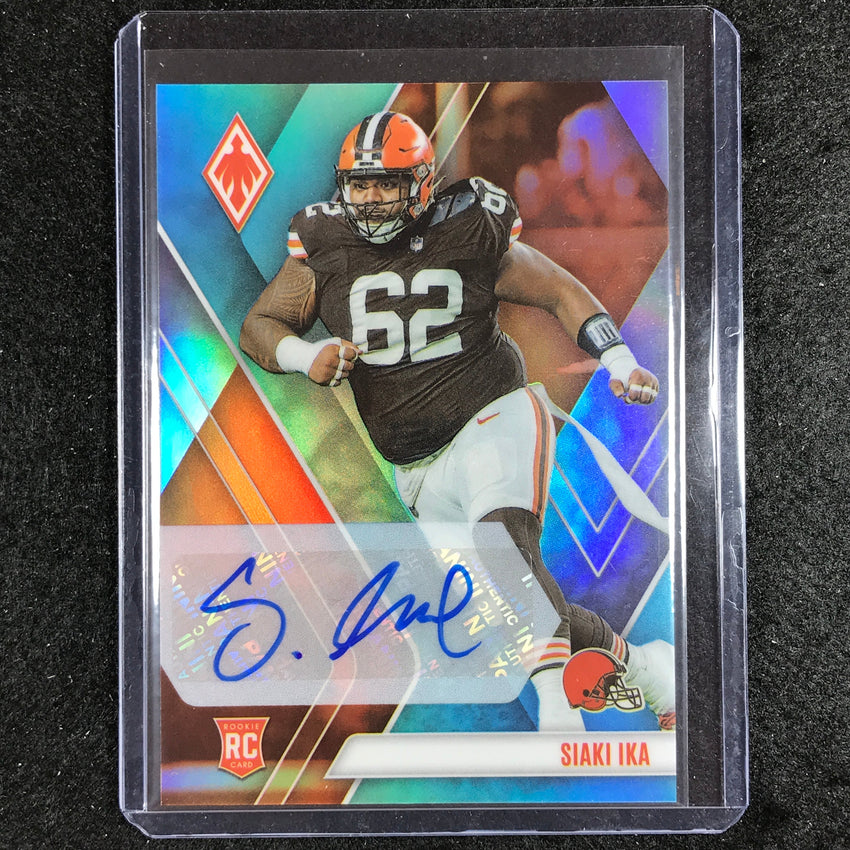 2023 Phoenix Football Siaki Ika Rookie Base Auto Seismic 1/25