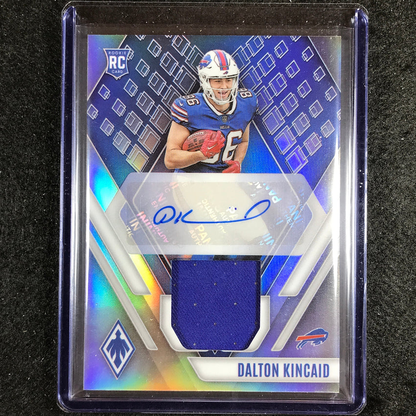 2023 Phoenix Football Dalton Kincaid Rookie Auto Jersey Silver 51/299