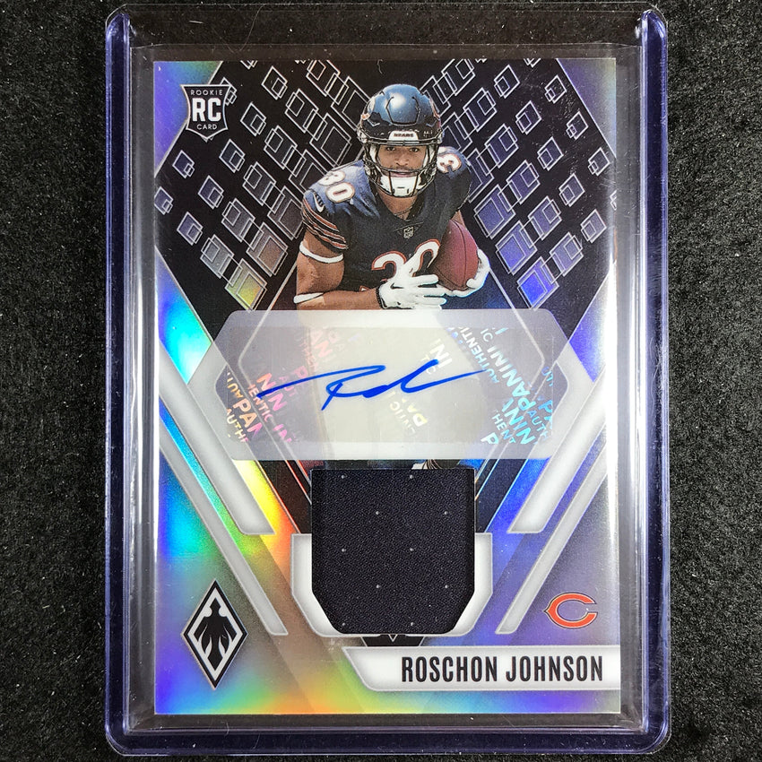 2023 Phoenix Football Roschon Johnson Rookie Auto Jersey Silver 71/299
