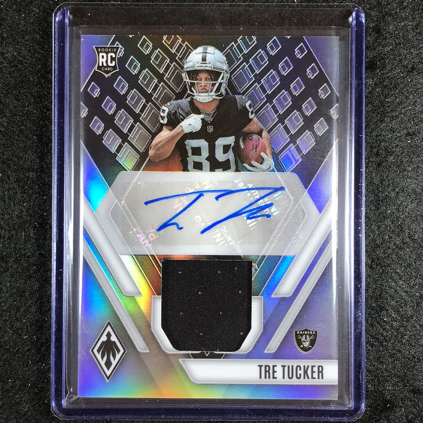 2023 Phoenix Football Tre Tucker Rookie Auto Jersey Silver 183/299