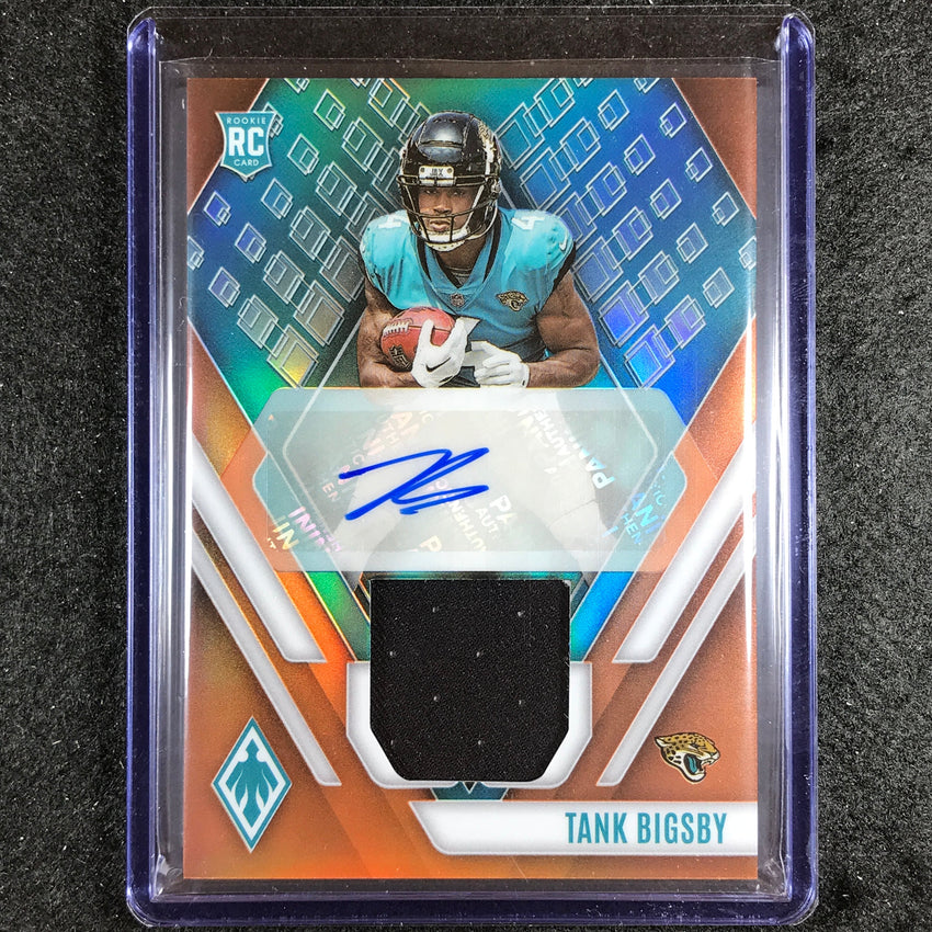 2023 Phoenix Football Tank Bigsby Rookie Auto Jersey Orange 123/149