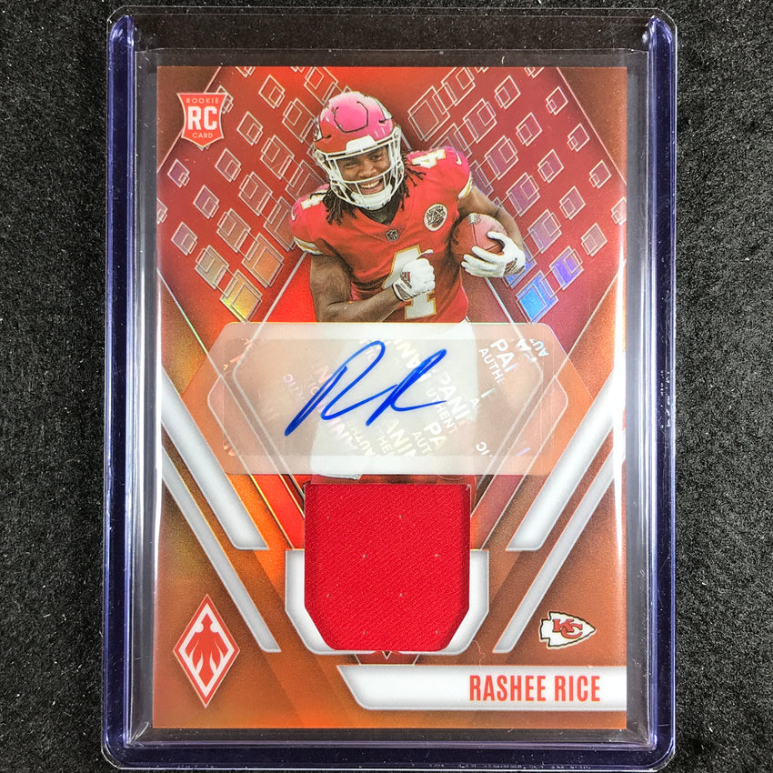2023 Phoenix Football Rashee Rice Rookie Auto Jersey Orange 118/149