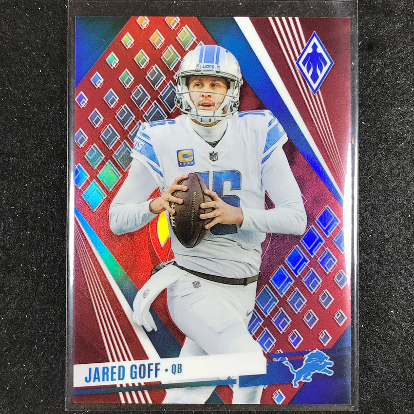 2023 Phoenix Football Jared Goff Base Sp Red 187/199