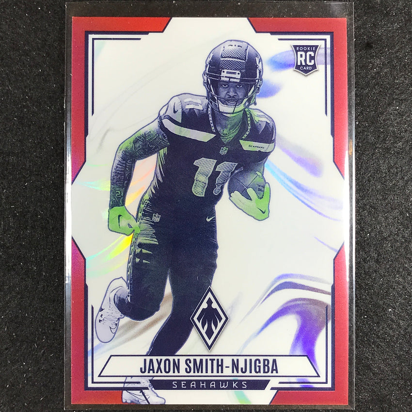 2023 Phoenix Football Jaxon Smith-njigba Contours Rookie Red 174/199