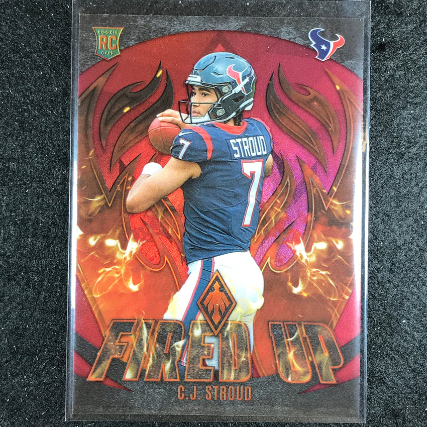 2023 Phoenix Football C.j. Stroud Fired Up Rookie Red 109/199