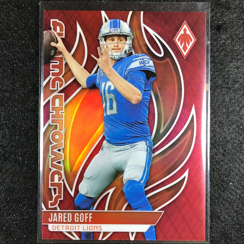 2023 Phoenix Football Jared Goff Flame Throwers Red 112/199