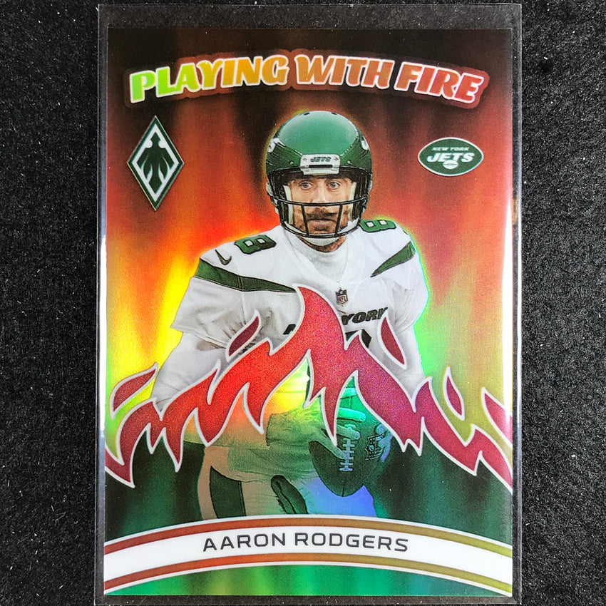 2023 Phoenix Football Aaron Rodgers Playing With Fire Red 139/199
