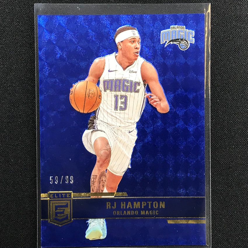 2021-22 Donruss Elite Rj Hampton Blue 59/99