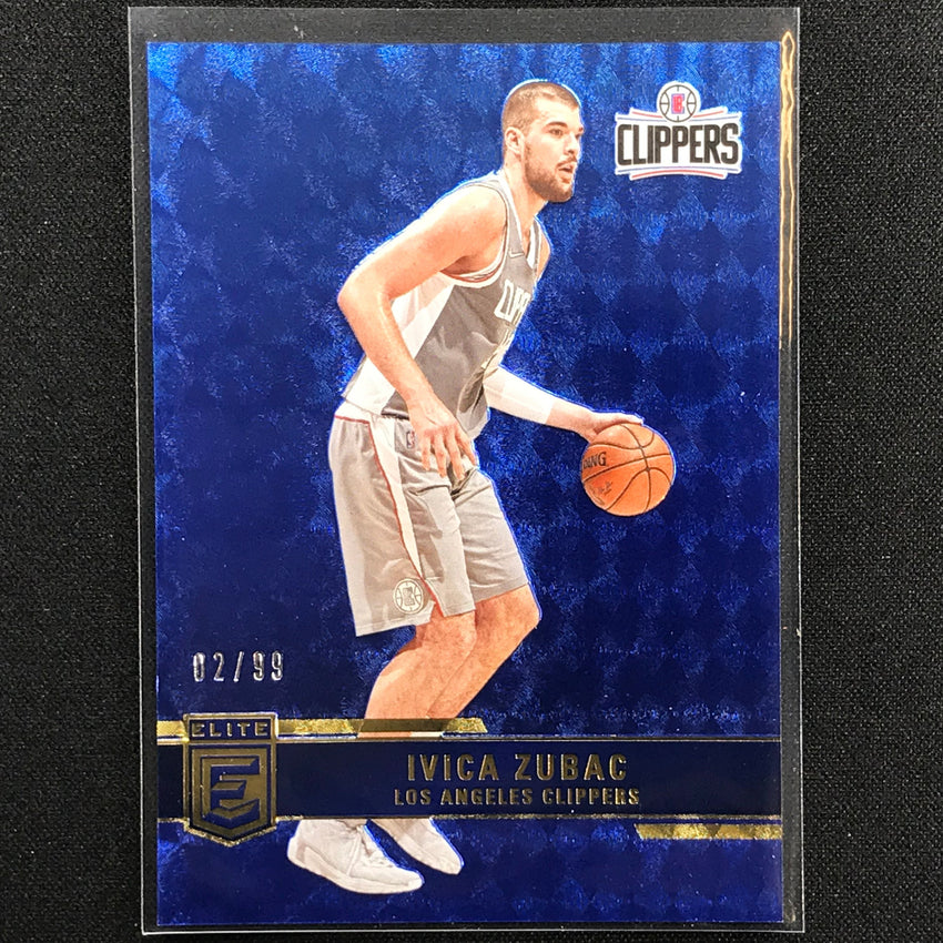 2021-22 Donruss Elite IVICA ZUBAC Blue 2/99