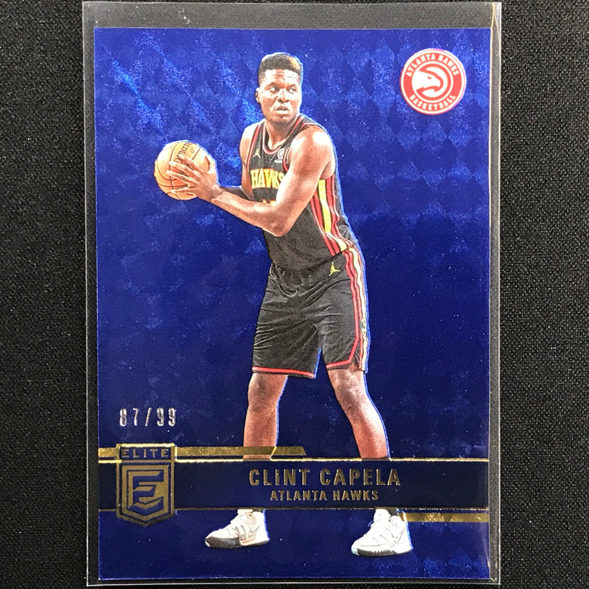 2021-22 Donruss Elite Clint Capela Blue 87/99