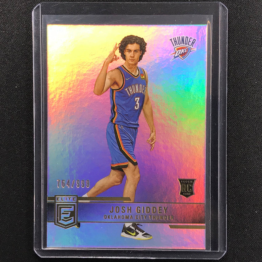 2021 Illusions Justin Fields Rookie Illusionists Acetate Light Blue 243/299