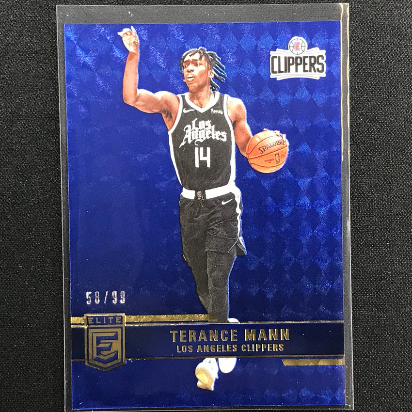 2021-22 Donruss Elite Terance Mann Blue 58/99