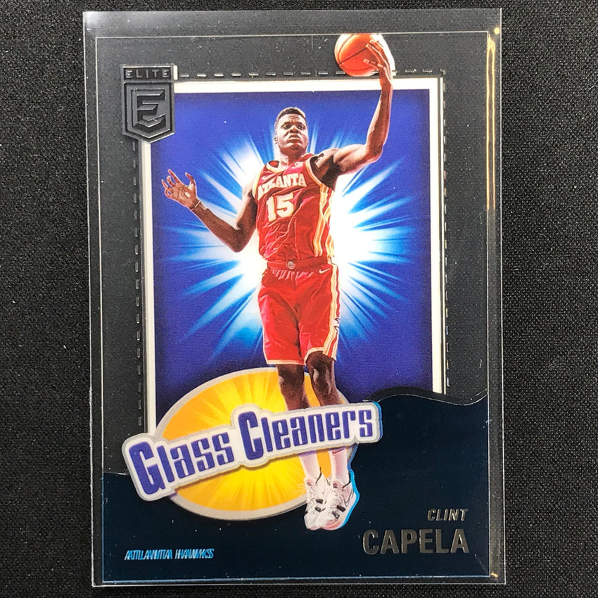 2021-22 Donruss Elite CLINT CAPELA Glass Cleaners Acetate #2