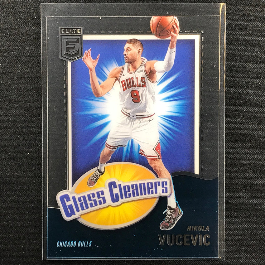 2021-22 Donruss Elite Nikola Vucevic Glass Cleaners Acetate No 8