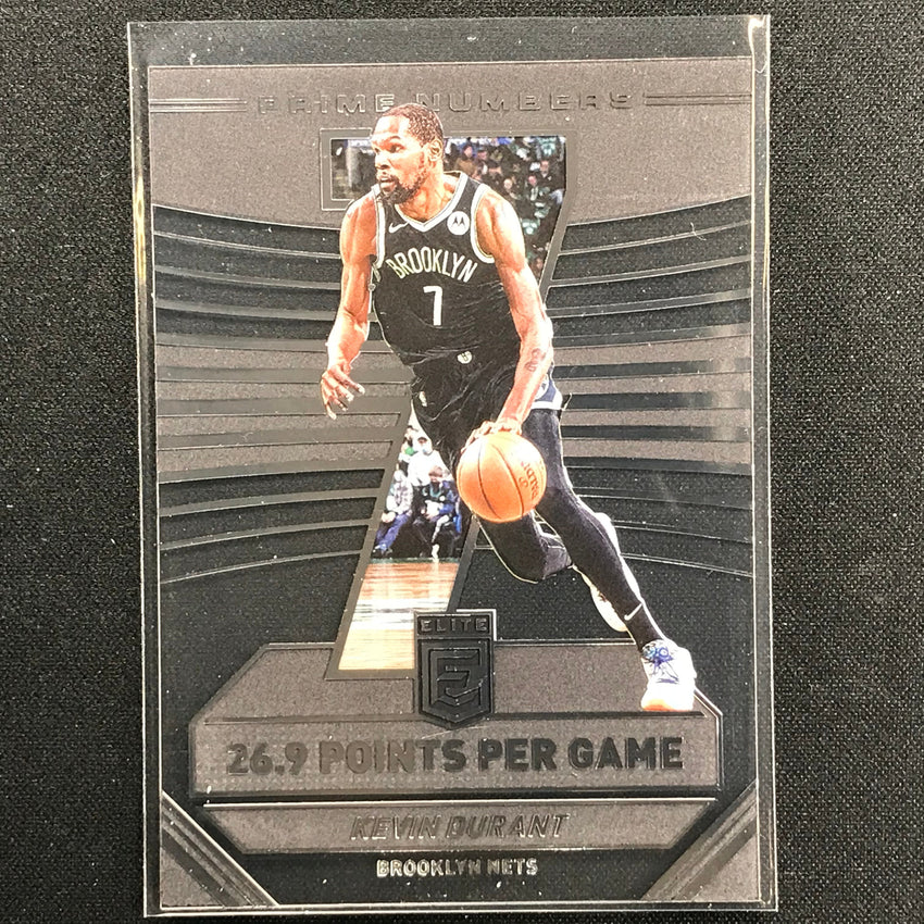 2021-22 Donruss Elite KEVIN DURANT Prime Numbers Acetate #8