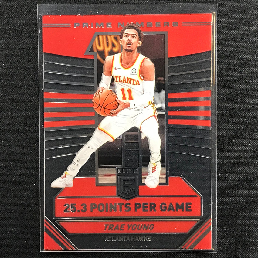 2021-22 Donruss Elite TRAE YOUNG Prime Numbers Acetate #10