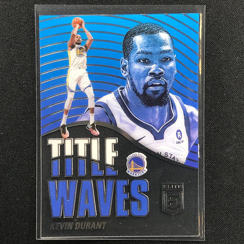 2021-22 Donruss Elite Kevin Durant Title Waves Acetate No 7