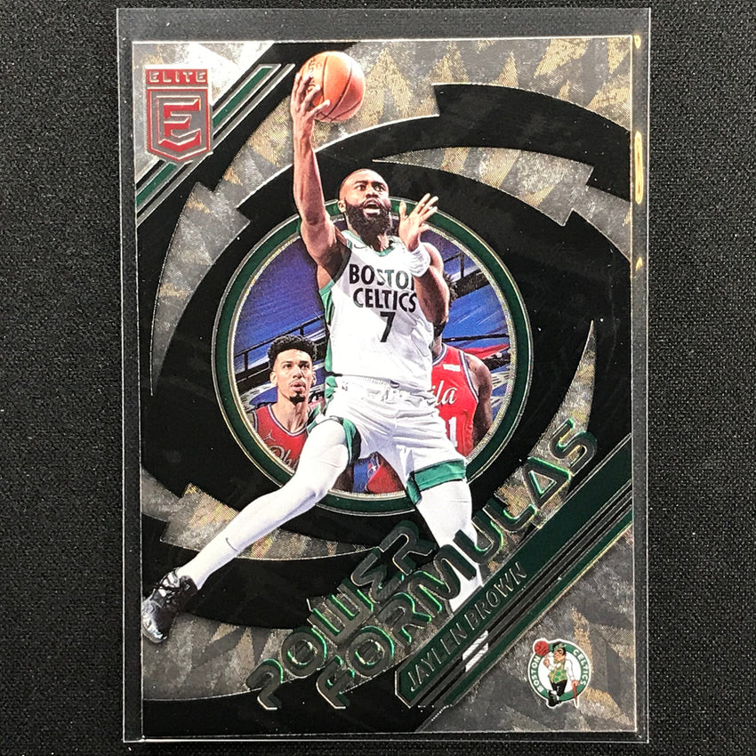 2021-22 Donruss Elite JAYLEN BROWN Power Formulas Base #18