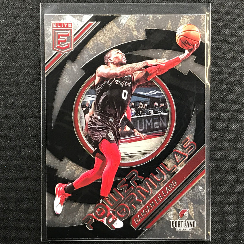 2021-22 Donruss Elite DAMIAN LILLARD Power Formulas Base #29