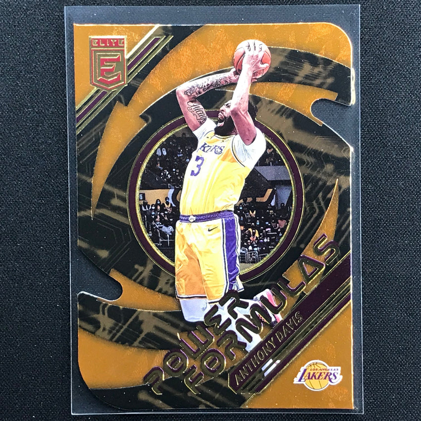 2021-22 Donruss Elite ANTHONY DAVIS Power Formulas Orange Die-Cut #4